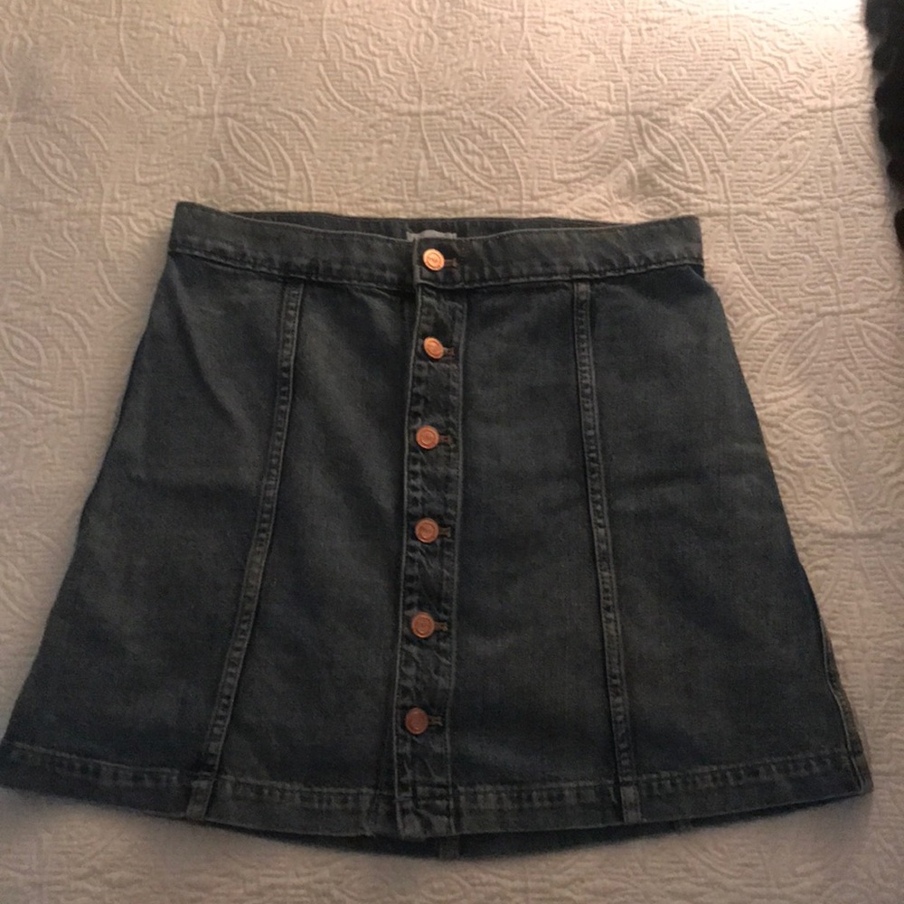 Express Karlie Kloss Jean Skirt